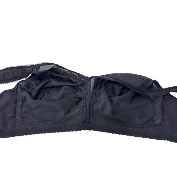 Playtex Women 18 Hour Ultimate Lift & Support Wireless Bra Size 44C Black Floral - Picture 7 of 11